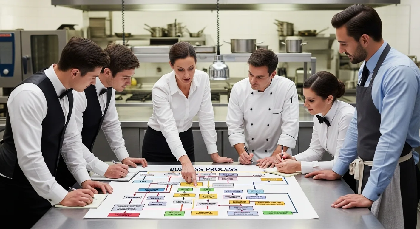 ¿Para qué Sirven los Mapas de Procesos en un Restaurante?