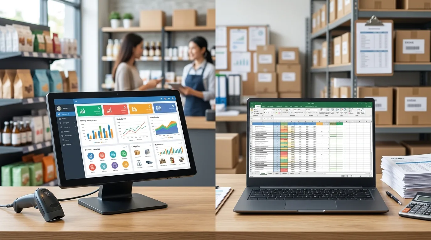 POS vs. Excel: ¿Cuál es mejor para tu inventario?
