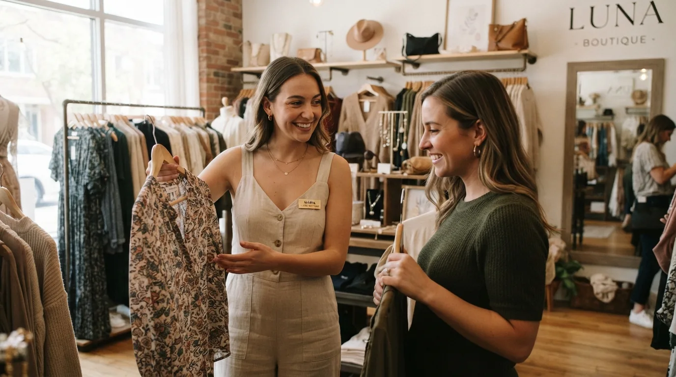 Atención a Clientes en Tiendas de Ropa